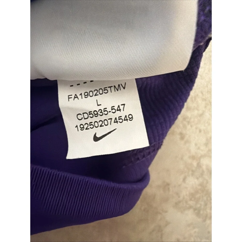 LSU Men Size L Dri -Fit Purple T Shirt